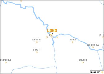 map of Loko