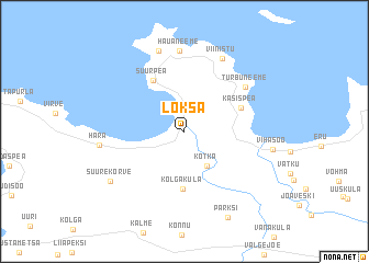 map of Loksa