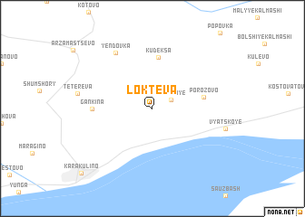 map of Lokteva