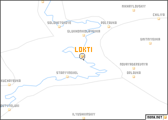 map of Lokti