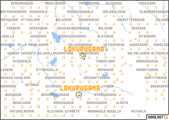 map of Lokurugama