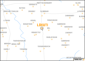 map of Lokuti