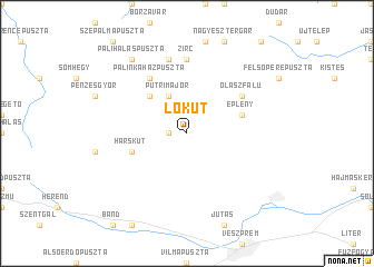 map of Lókút