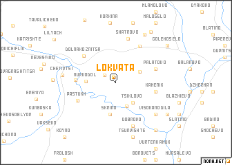 map of Lokvata