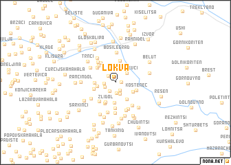 map of Lokva