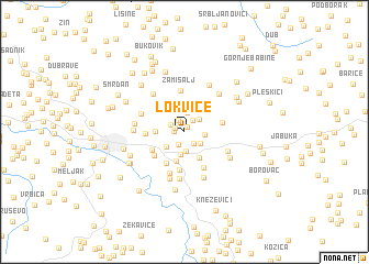 map of Lokvice