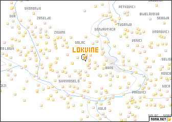 map of Lokvine