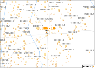 map of Lokwāla