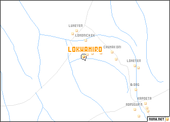 map of Lokwamiro