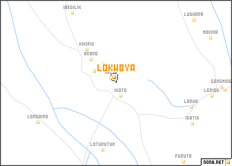 map of Lokwoya