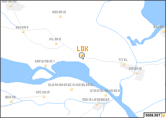 map of Lok