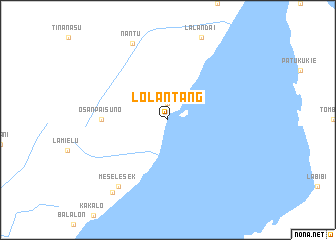map of Lolantang