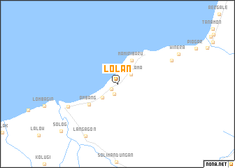 map of Lolan