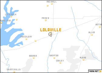 map of Lolaville