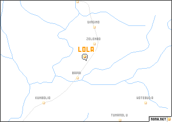map of Lola