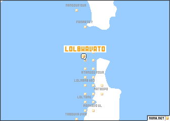 map of Lolbwavato