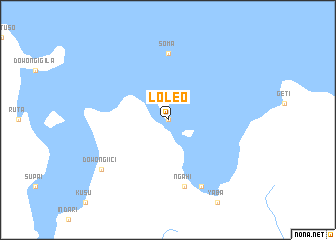 map of Loleo