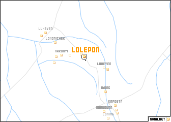 map of Lolepon