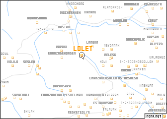 map of Lolet