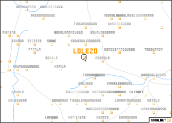 map of Lolézo