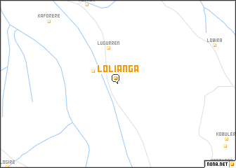 map of Lolianga