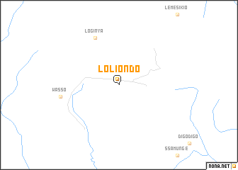 map of Loliondo