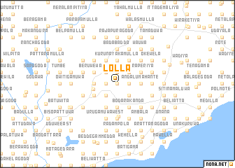 map of Lolla