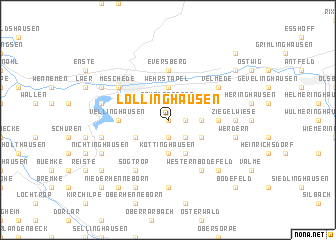 map of Löllinghausen