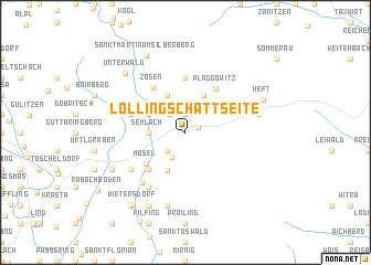 map of Lölling Schattseite