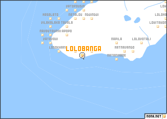 map of Lolobanga