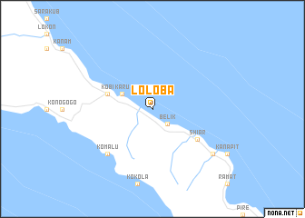 map of Loloba