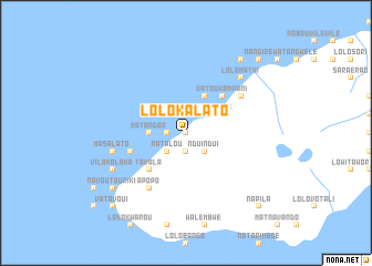 map of Lolokalato