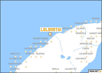 map of Lolomatwi