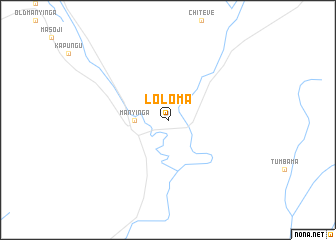 map of Loloma