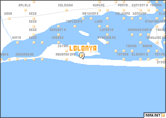 map of Lolonya