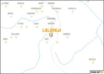 map of Loloreji