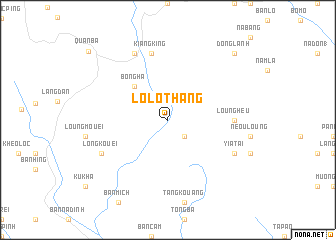map of Lo Lo Thang