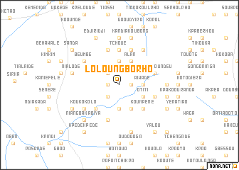 map of Loloungborho