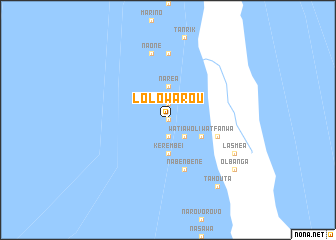 map of Lolowarou