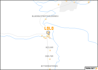 map of Lolo