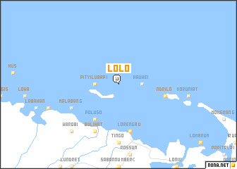 map of Lolo
