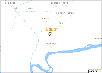 map of Lolo