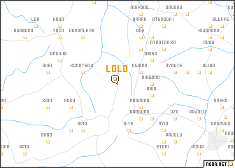 map of Lolo