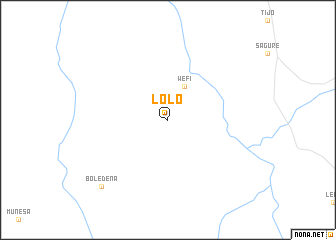 map of Lolo