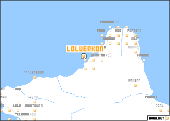 map of Loluerkon