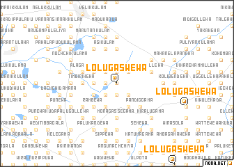 map of Lolugaswewa