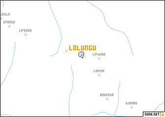 map of Lolungu