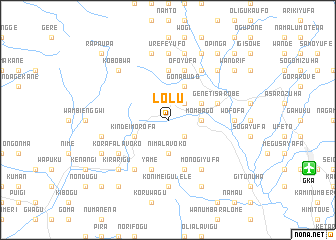map of Lolu