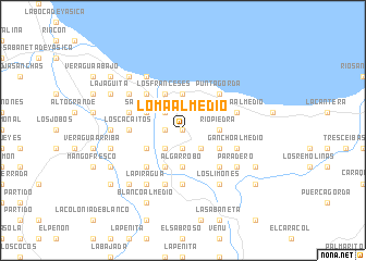 map of Loma al Medio