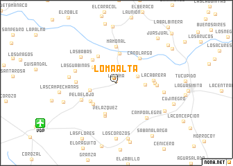 map of Loma Alta